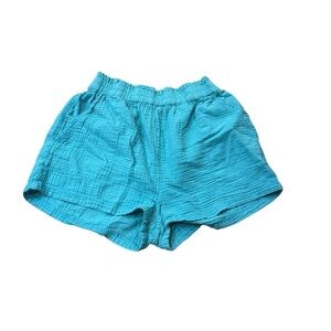 Women's Blue Casual GOA Shorts by Japna cotton Comfort beachwear Large